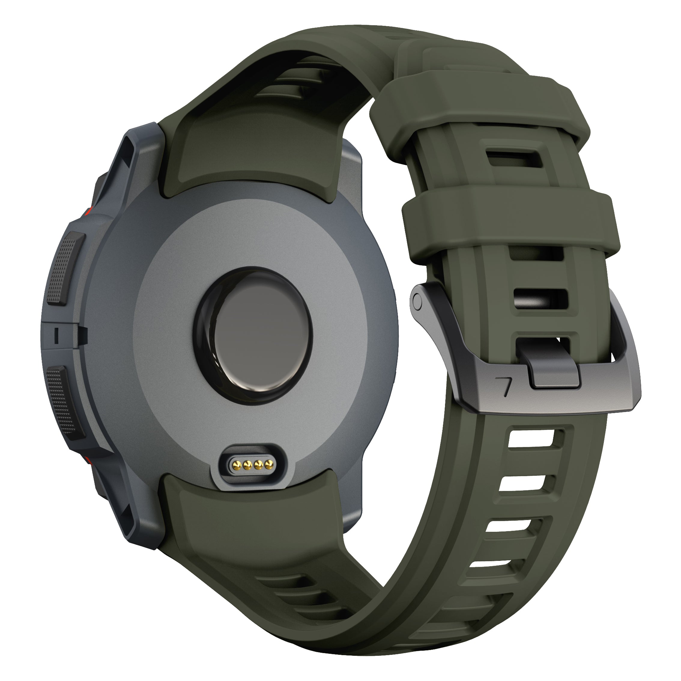 Garmin Instinct 3 - 50mm Silicone Strap 'Perfect Fit' (Army Green)