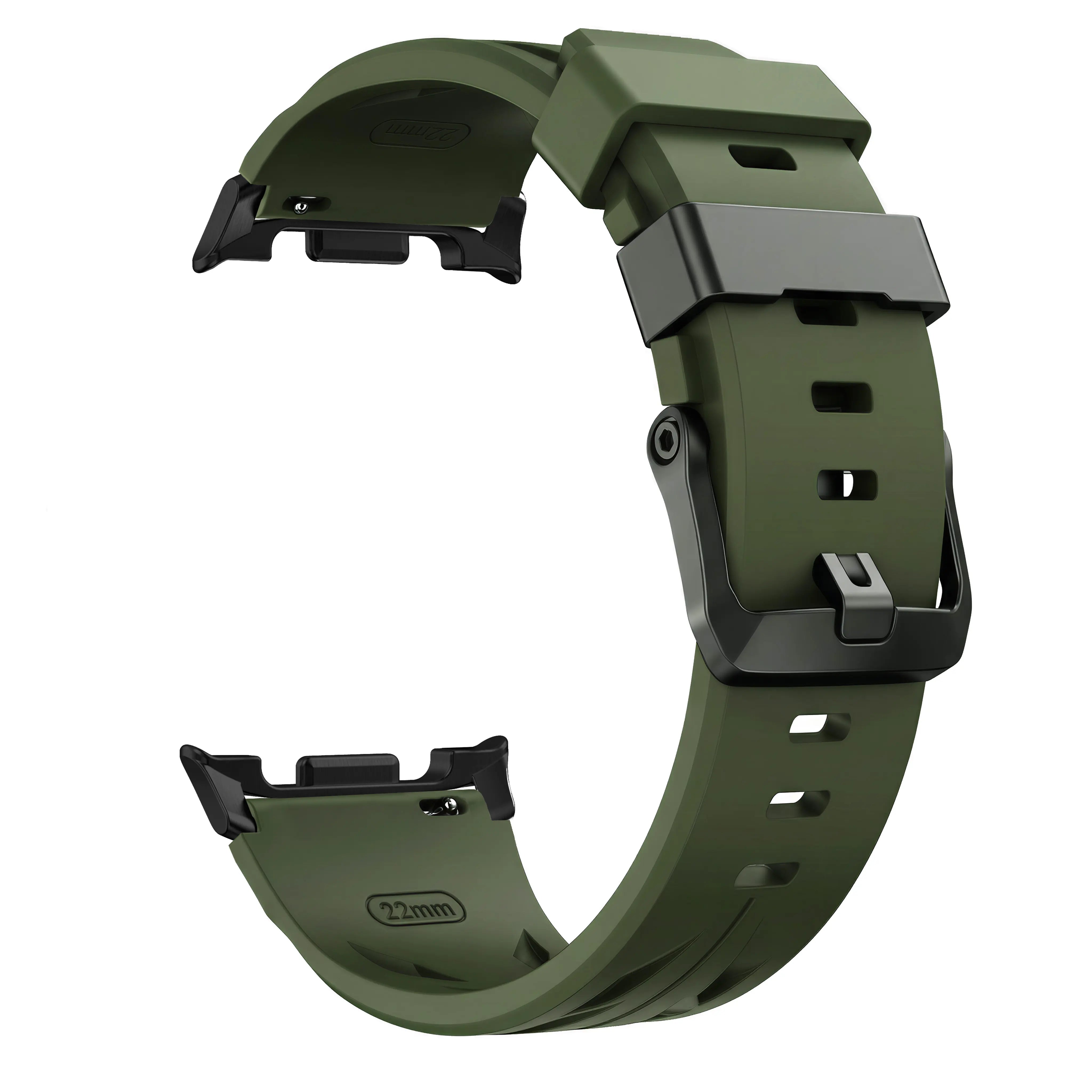 Samsung Galaxy Watch 8 Classic Race Silicone Strap (Army Green)