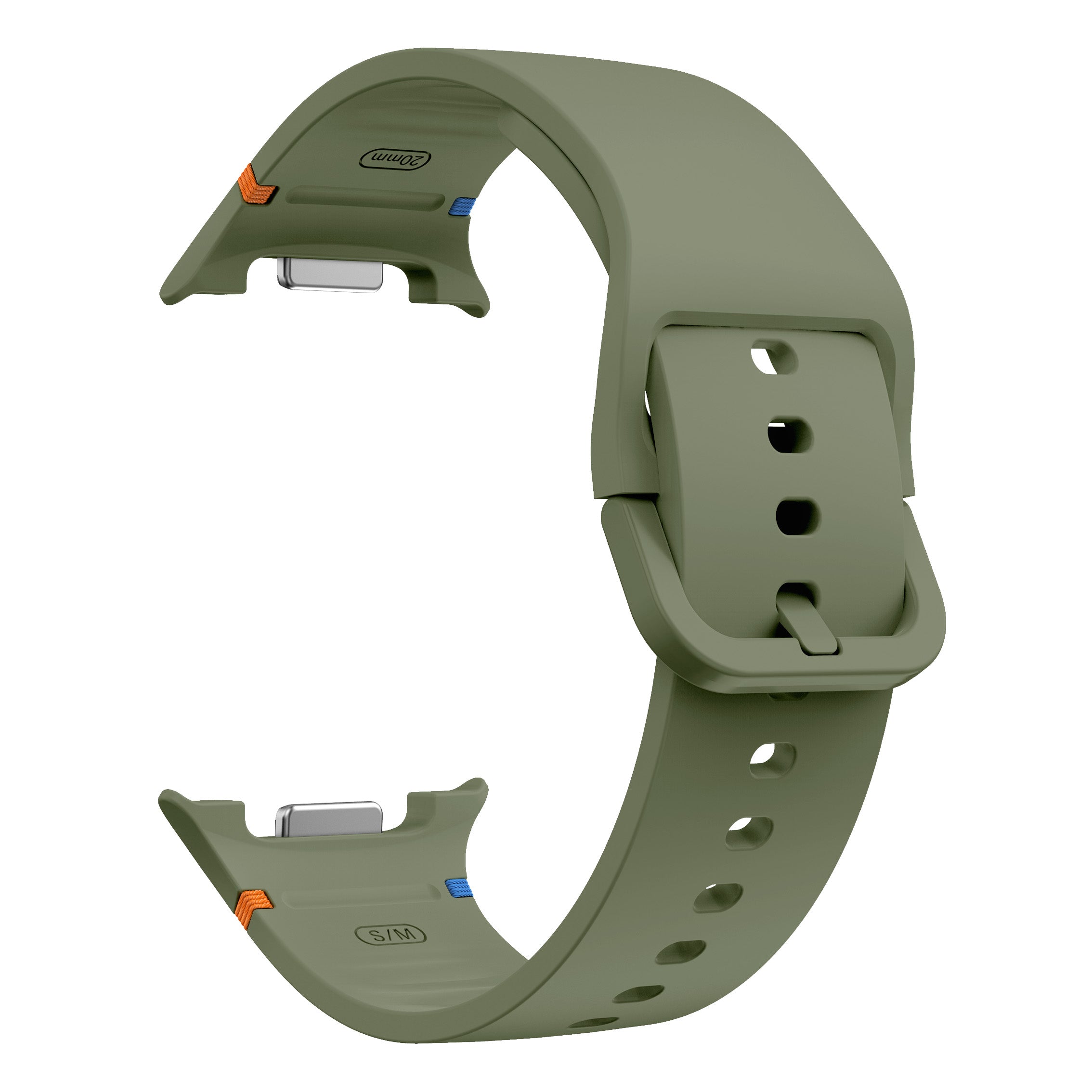 Samsung Galaxy Watch 8 Classic Silicone Strap (Army Green)