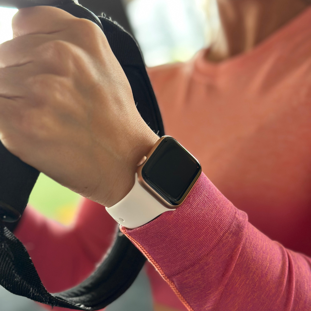 Apple Watch Ultra Silicone Strap (White) - Main Image