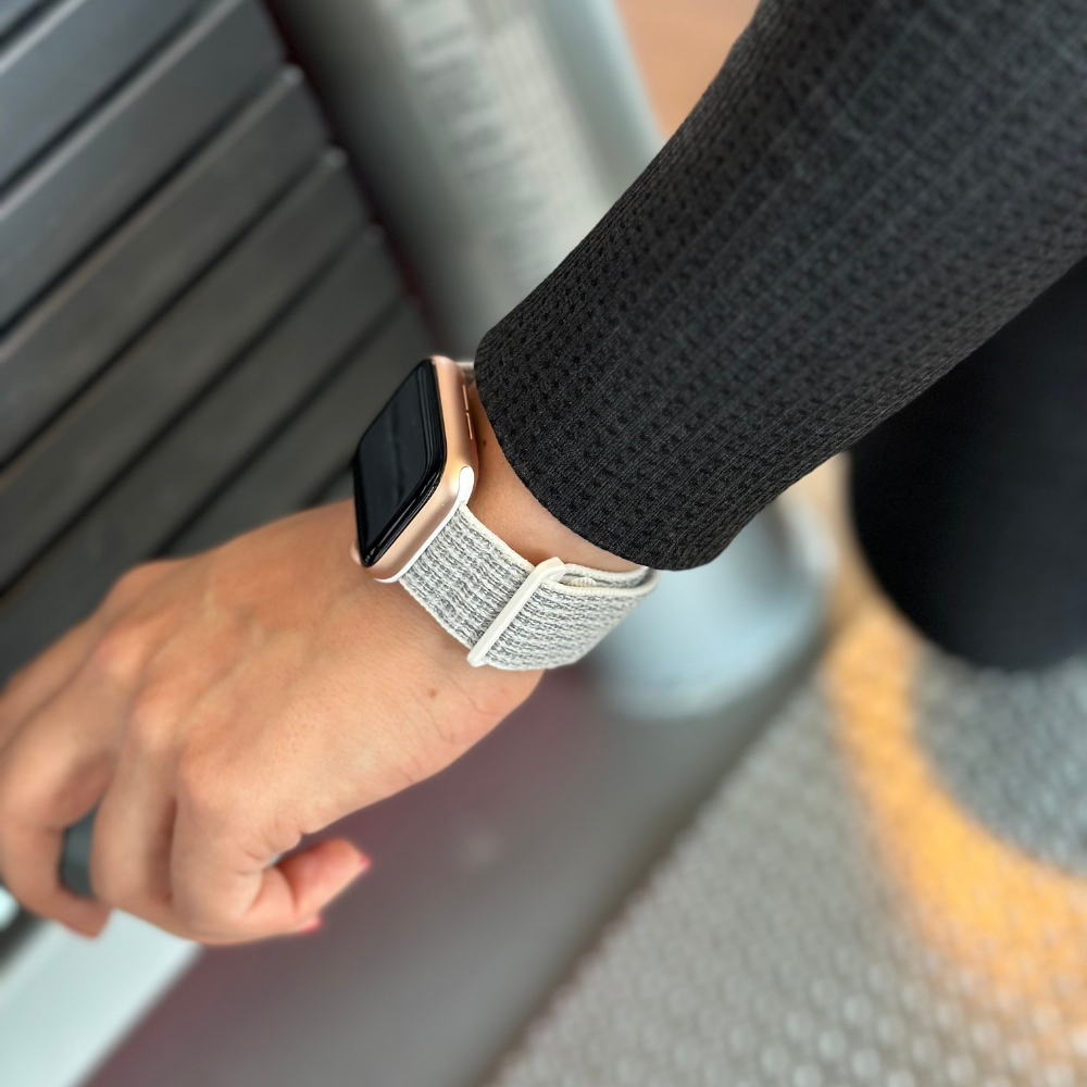 Apple Watch Nylon Loop Strap (White)