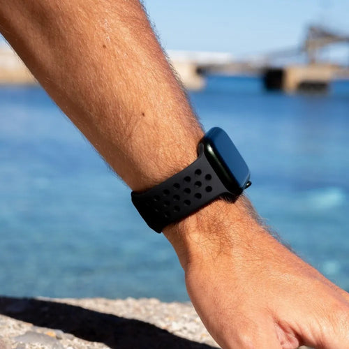 Apple Watch Sport Strap (Dark Grey/Black)