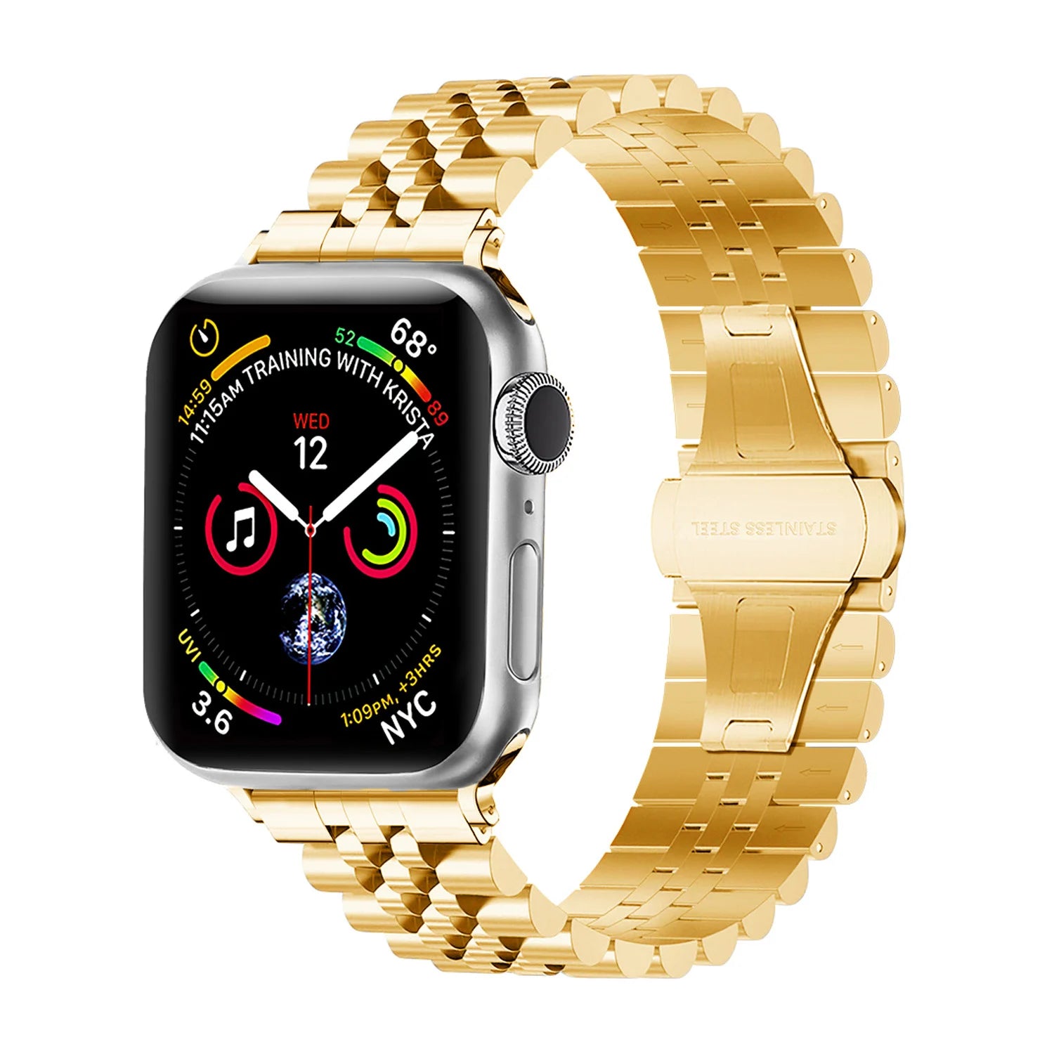 Apple Watch Ultra Steel Strap Jubilee (Gold)