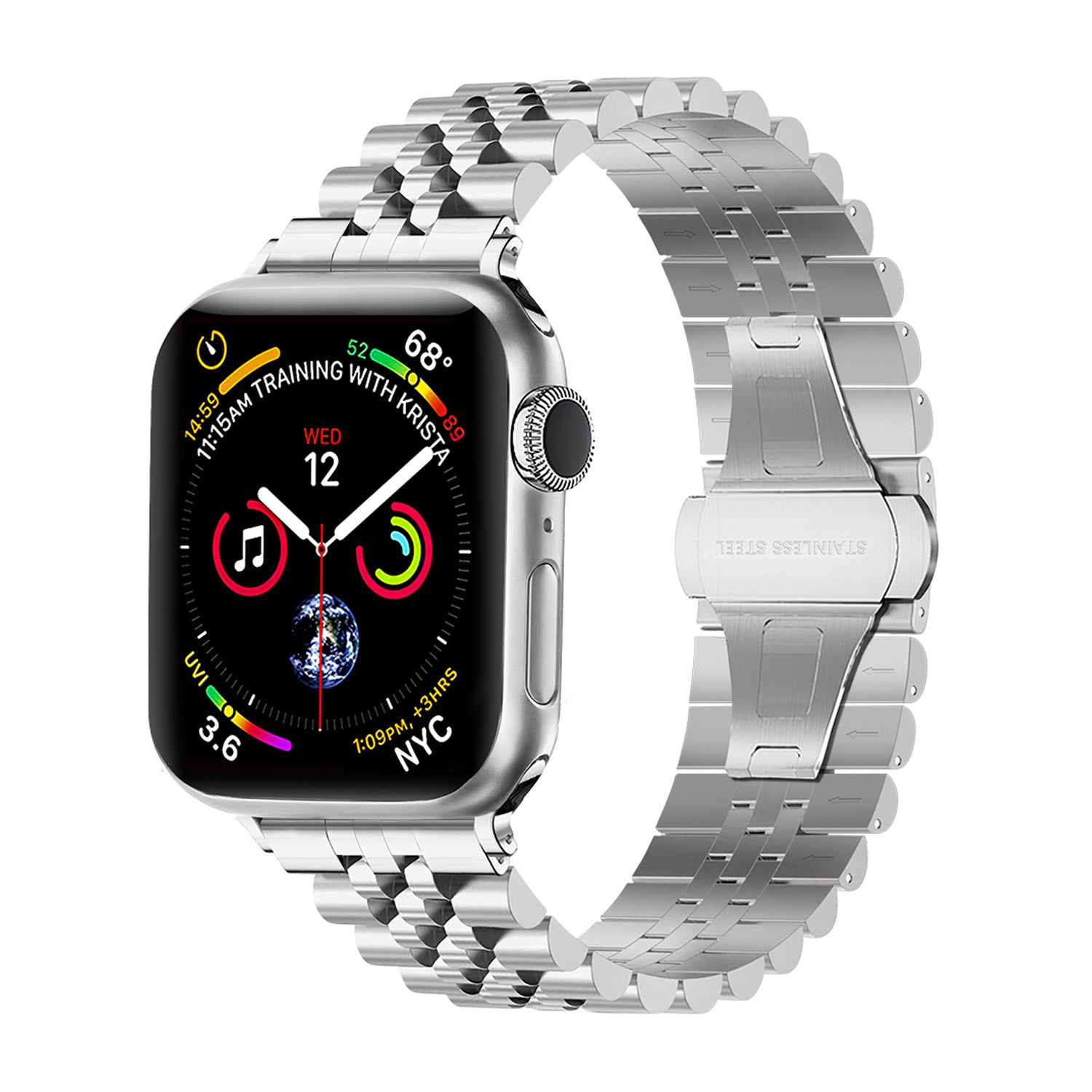 Apple Watch Ultra Steel Strap Jubilee (Silver)