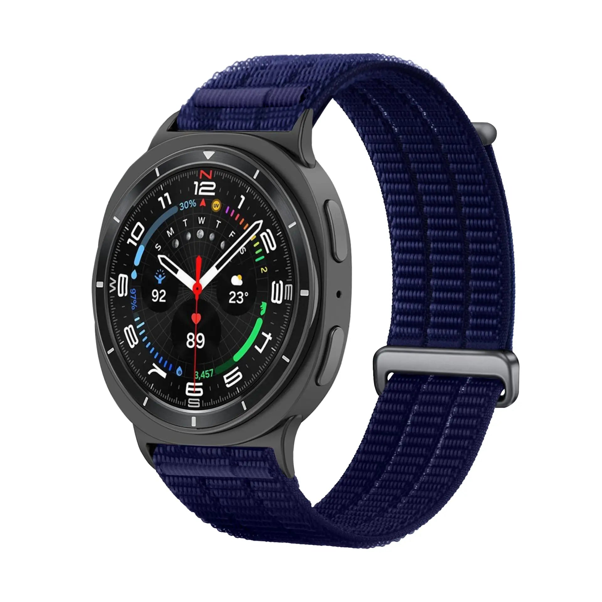 Samsung Galaxy Watch 8 - 40mm Nylon Air Strap (Dark Blue)