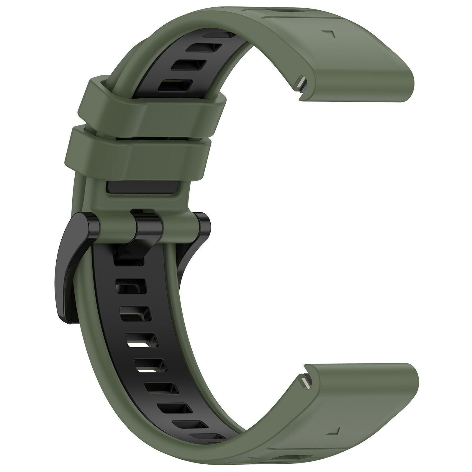 Garmin Forerunner 970 Sport Strap with Buckle (Olive Green/Black)