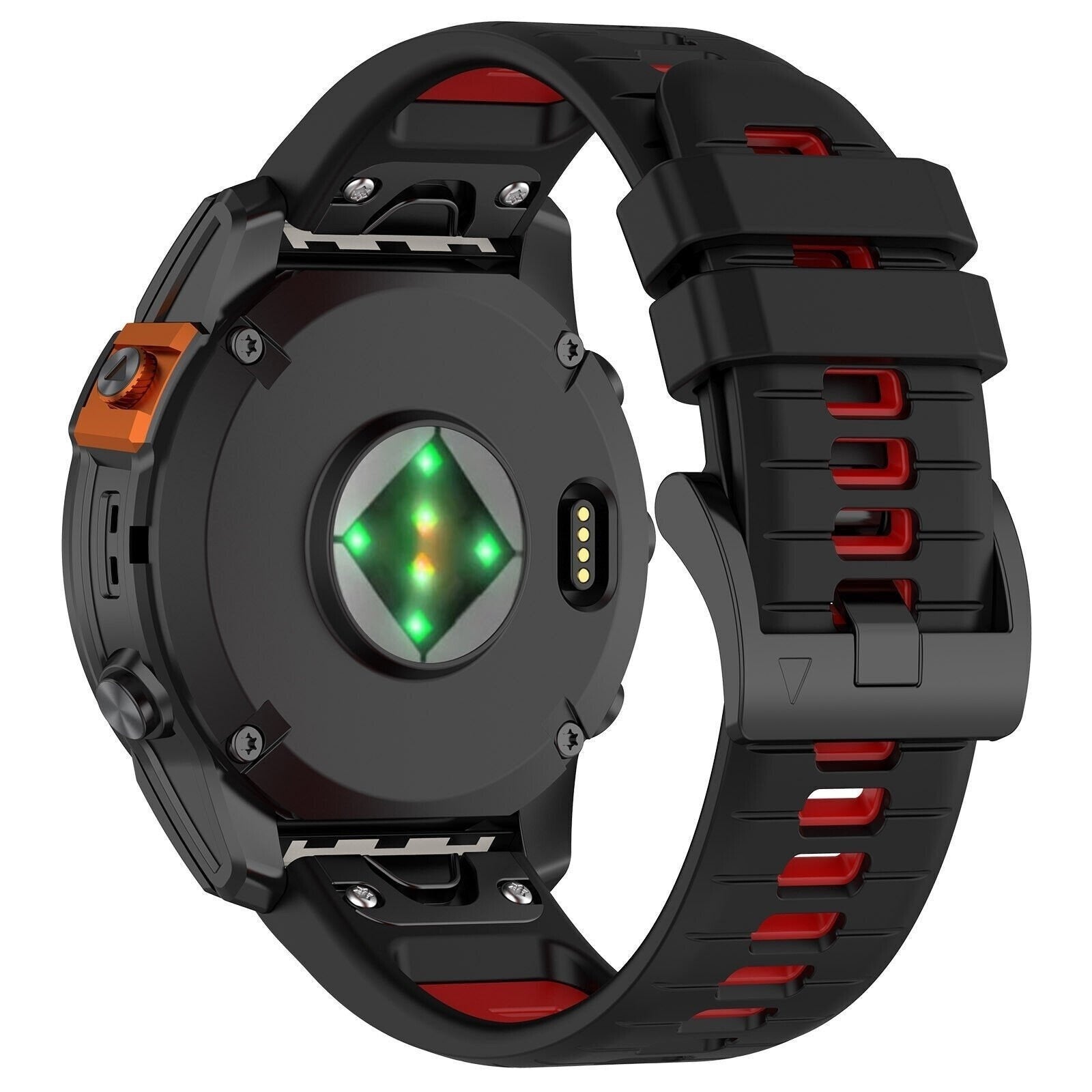 Garmin Tactix 8 - 47mm Sport Buckle Strap (Black/Red)