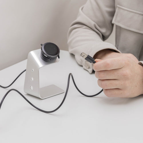 Garmin Fenix 5/6/7/8 Charging Stand (Silver)