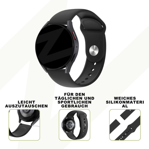 Bandz Coros Apex 42mm Sport Strap 'Deluxe' (Black)