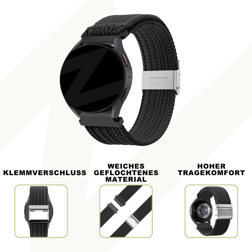 Bandz Coros Apex 2 Woven Nylon Strap (Black)