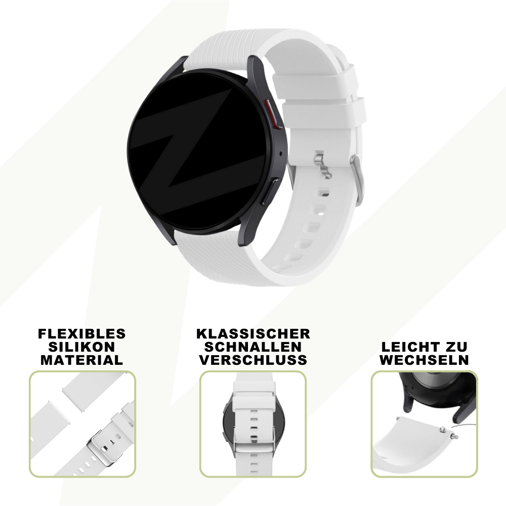 Bandz Coros Apex 2 Pro Silicone Strap 'Deluxe' (White)