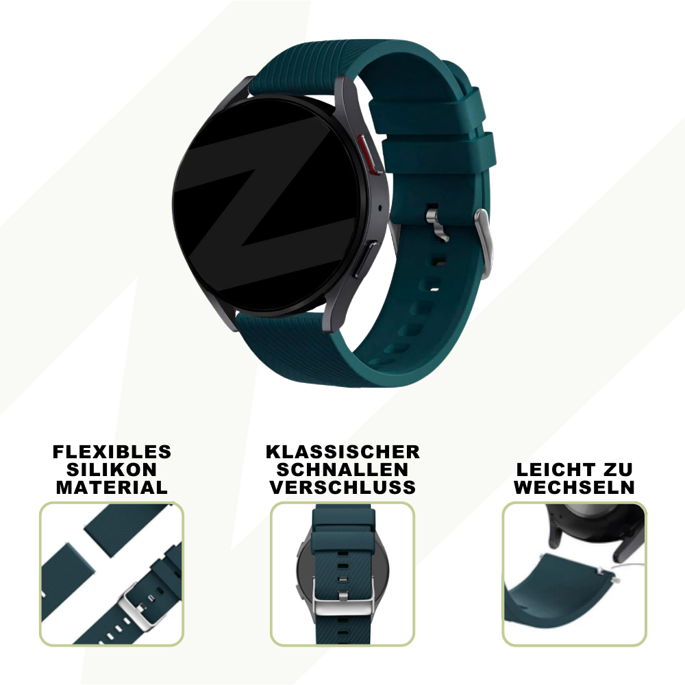 Bandz Coros Apex 2 Pro Silicone Strap 'Deluxe' (Dark Green)