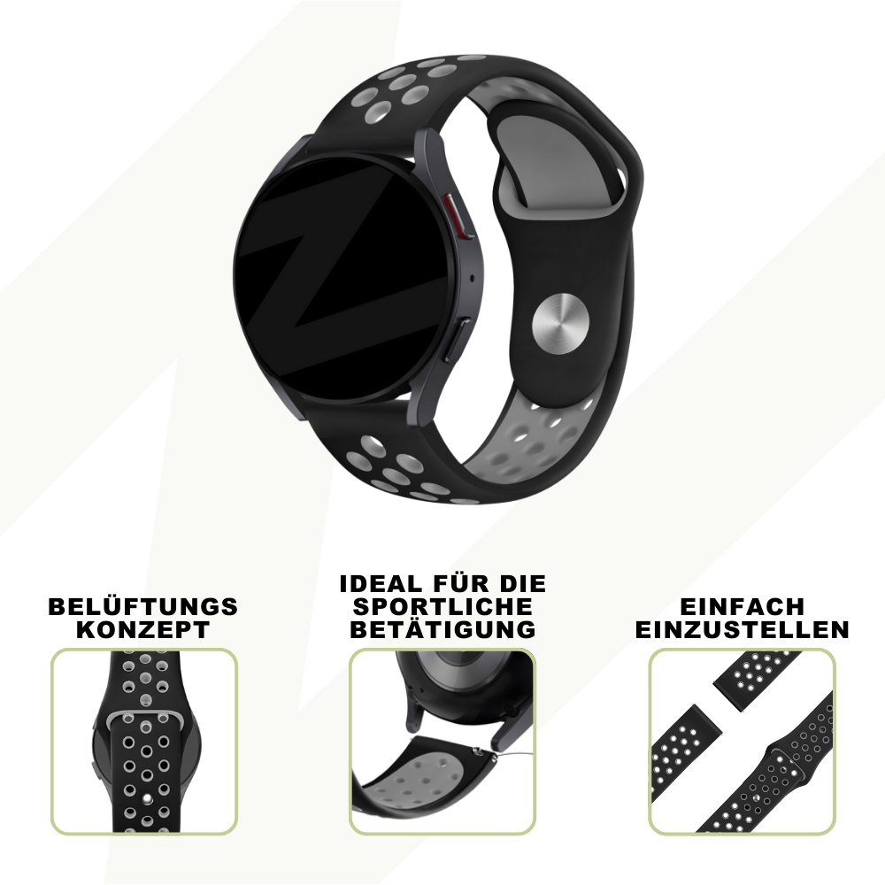 Bandz Coros Apex 2 Pro Sport Strap 'Deluxe' (Black/Grey)
