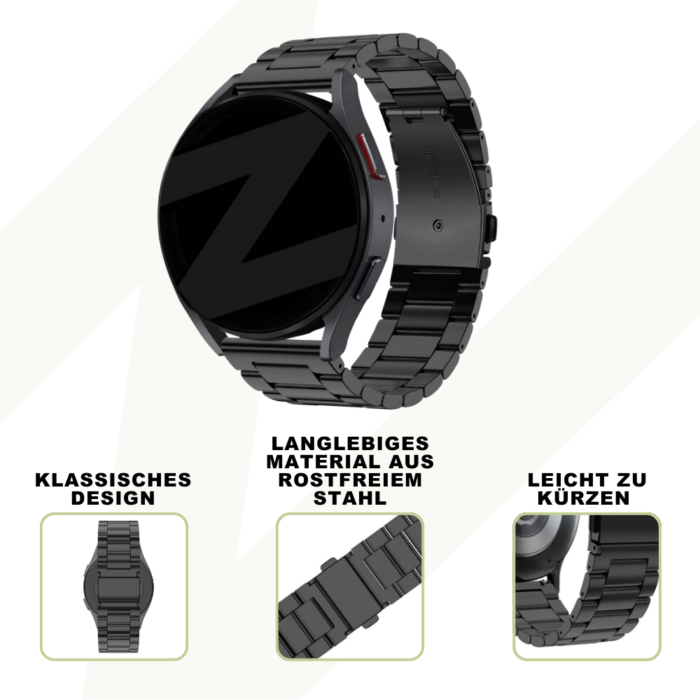 Bandz Suunto 9 Peak Pro Steel Strap 'Classic' (Black)