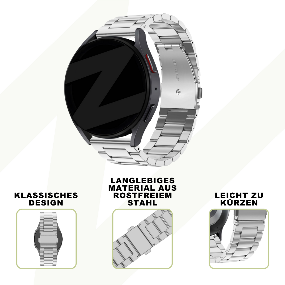 Bandz Coros Apex 2 Pro Steel Strap 'Classic' (Silver)