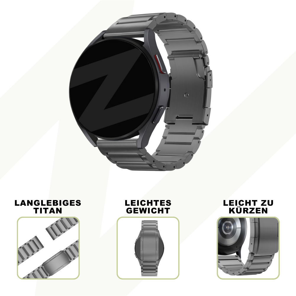 Bandz Suunto Vertical Titanium Link Strap (Graphite)