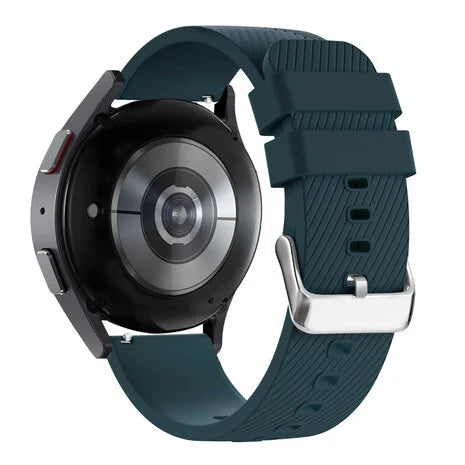 Bandz TicWatch 22mm Silicone Band 'Deluxe' (Dark Green)