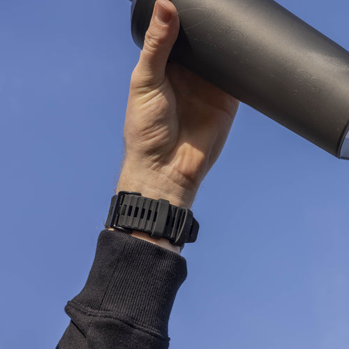 Bandz Amazfit T-Rex Ultra 2 Buckled Silicone Strap (Black)