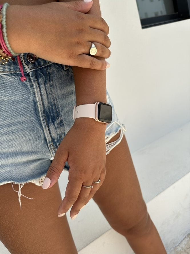xoxo Wildhearts Apple Watch Silicone Strap (Beige)