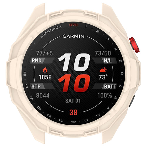 Garmin Approach S70 - 42mm Rugged TPU Case (Beige)