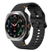 Samsung Galaxy Watch Ultra Wave Silicone Strap (Black)