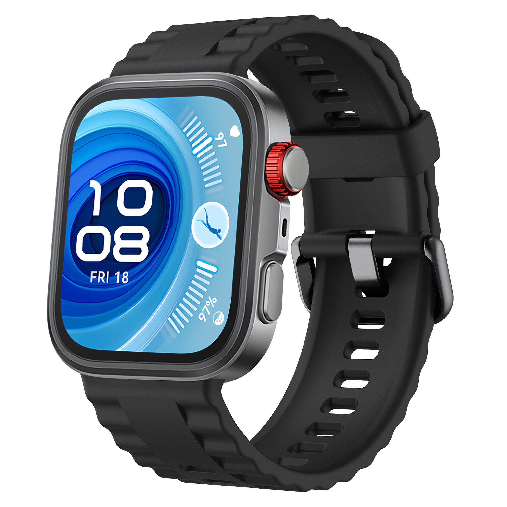 Huawei Watch Fit 3 Silicone Classic Strap (Black)