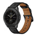 Polar Ignite Leather Strap with Screw (Black)