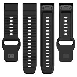 Garmin Instinct 3 - 45mm Outdoor Silicone Strap (Black)