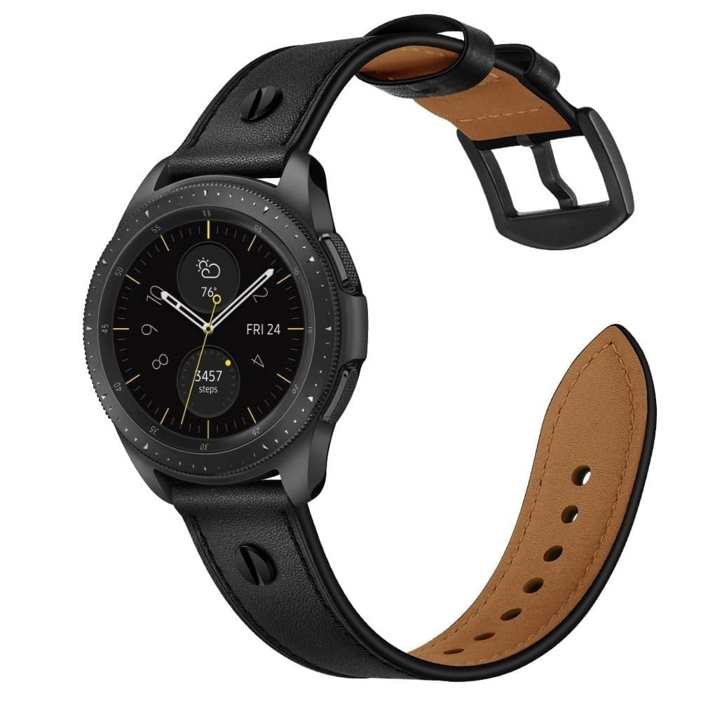 Oppo Watch X Leather Bracelet with Screw (Black)