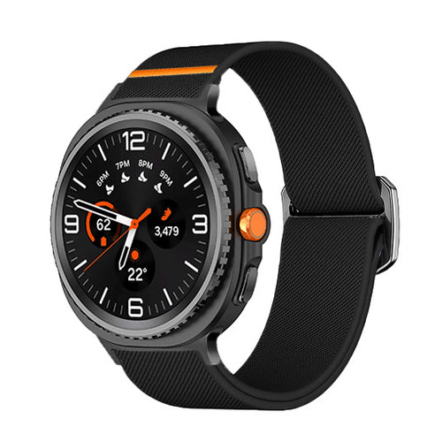 Samsung Galaxy Watch 8 Classic Elastic Strap (Black)