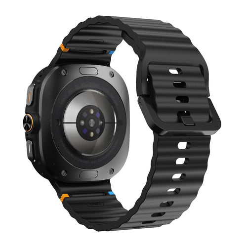 Samsung Galaxy Watch Ultra Wave Silicone Band (Black)