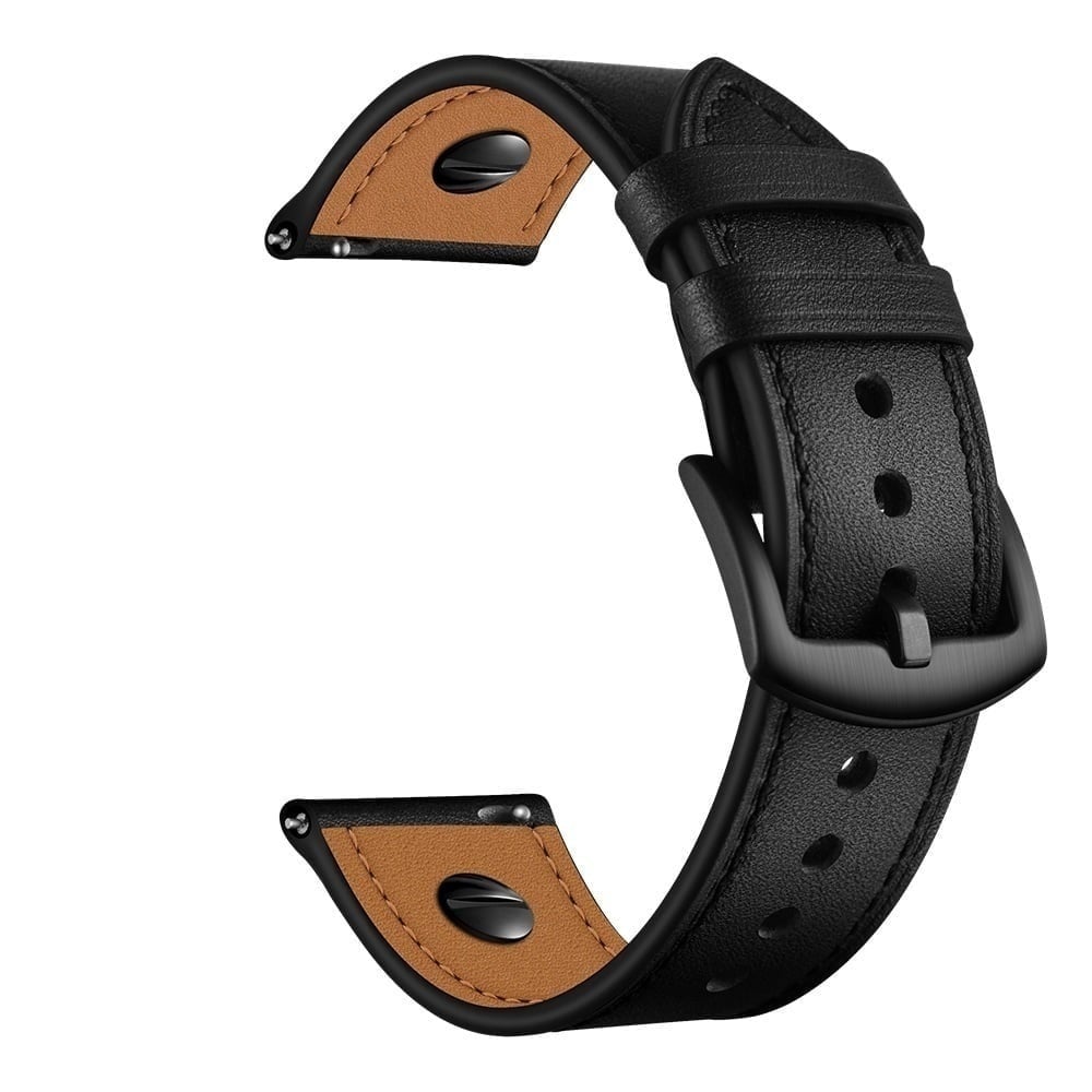 Suunto Race (S) Leather Strap with Screw (Black)