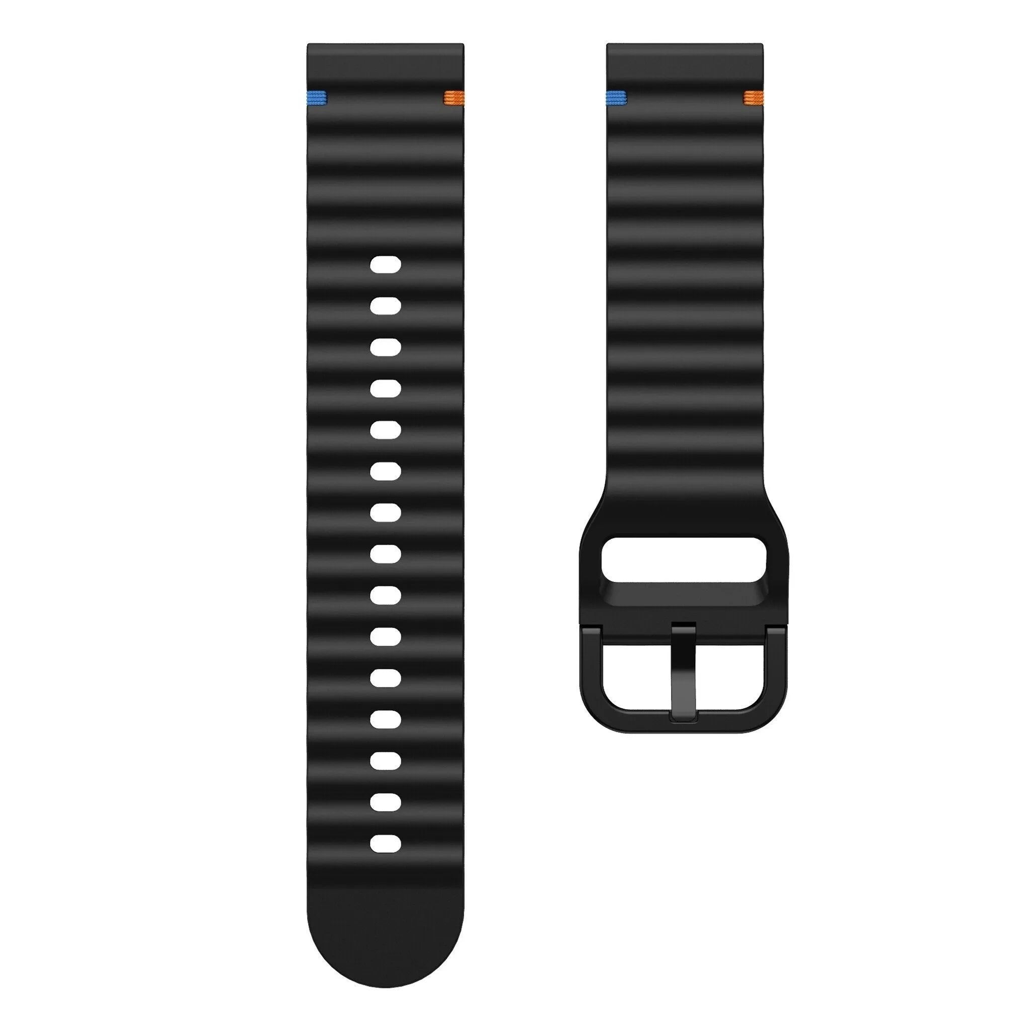 Coros Apex 2 Wave Silicone Strap (Black)