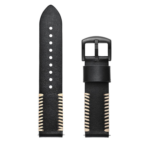 CMF Watch Pro 2 Stitched Leather Strap (Black)