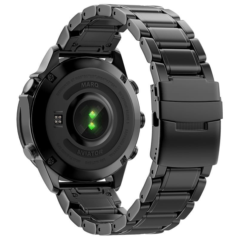 Garmin Quatix 3 / 6x / 7x Solar Premium Titanium Strap (Black)