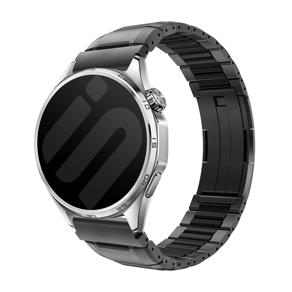 Gard Pro Health Smartwatch 2+ 'One Push' Steel Hybrid Strap (Black)