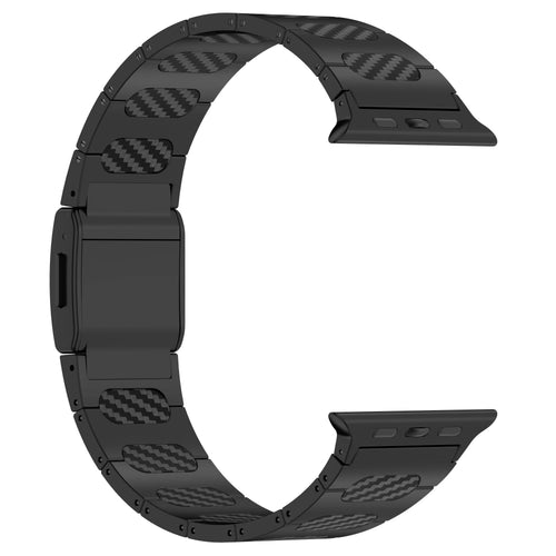 Apple Watch Ultra Refined Steel Hybrid Strap (Black/Carbon)