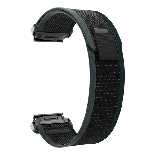 Garmin Quatix 8 Pro - 47mm Premium Trail Loop Strap (Black/Green)