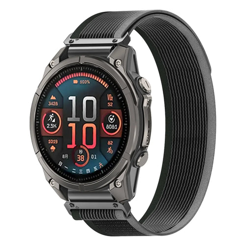 Garmin Quatix 8 Pro - 47mm Premium Trail Loop Strap (Black/Green)