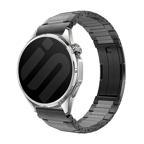 Polar Grit X 'One Push' Steel Hybrid Strap (Black/Grey)
