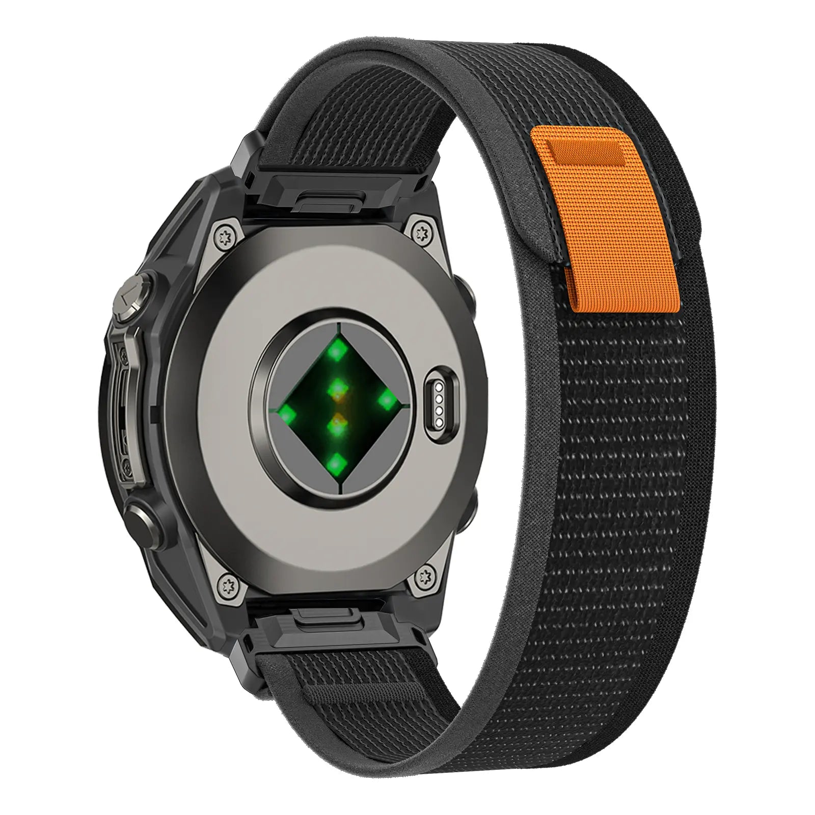 Garmin Quatix 8 Pro - 47mm Premium Trail Loop Strap (Black/Grey)