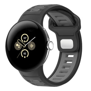 Google Pixel Watch 4 - 45mm Sport Duo Strap (Black/Grey)