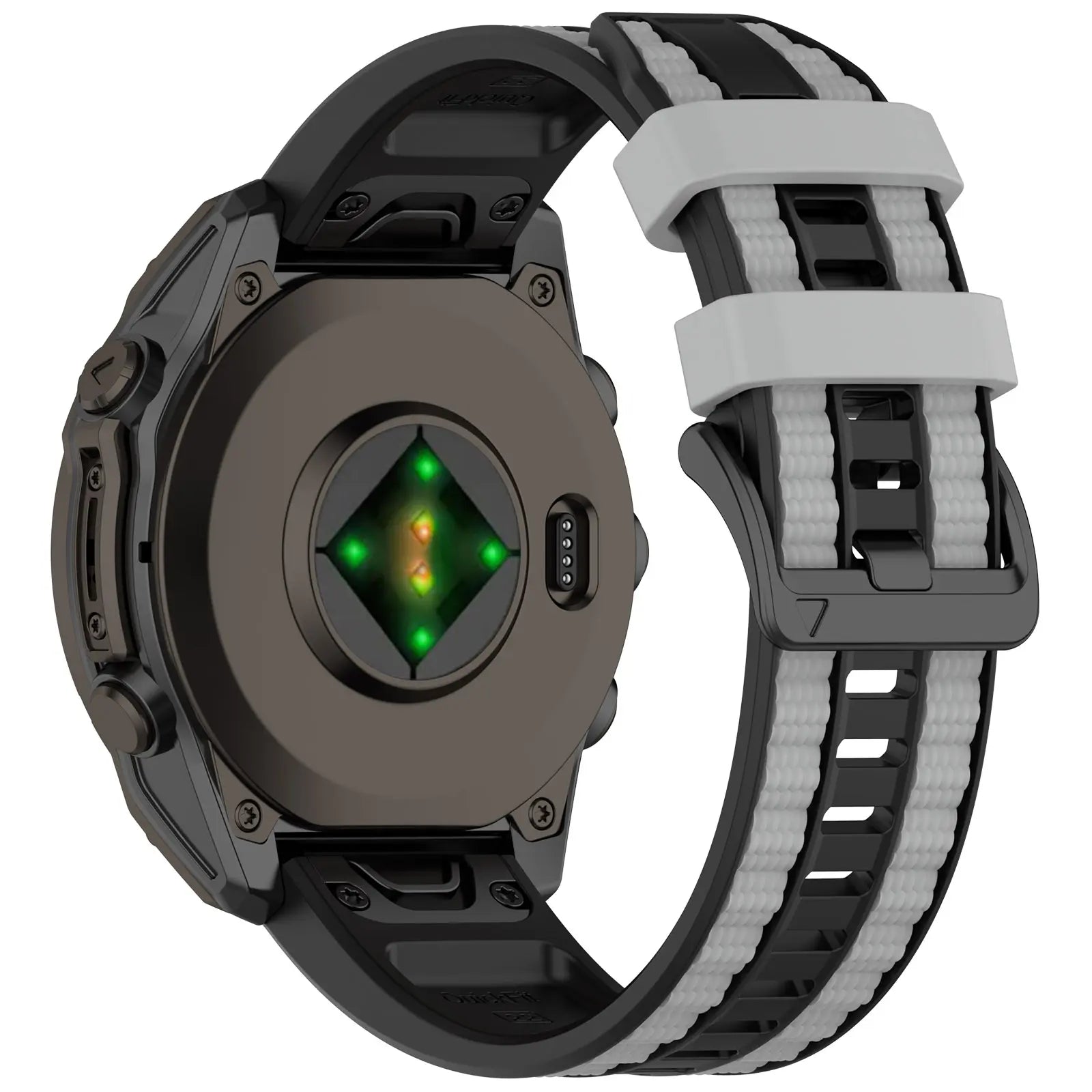 Garmin Descent MK2 Sport Grain Strap (Black/Grey)