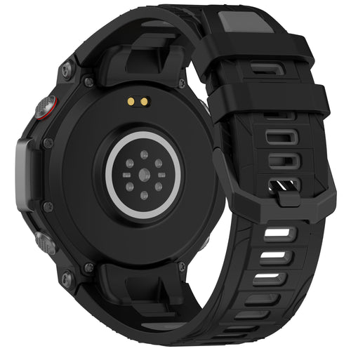 Amazfit T-Rex 3 Silicone Sport Strap (Black/Gray)