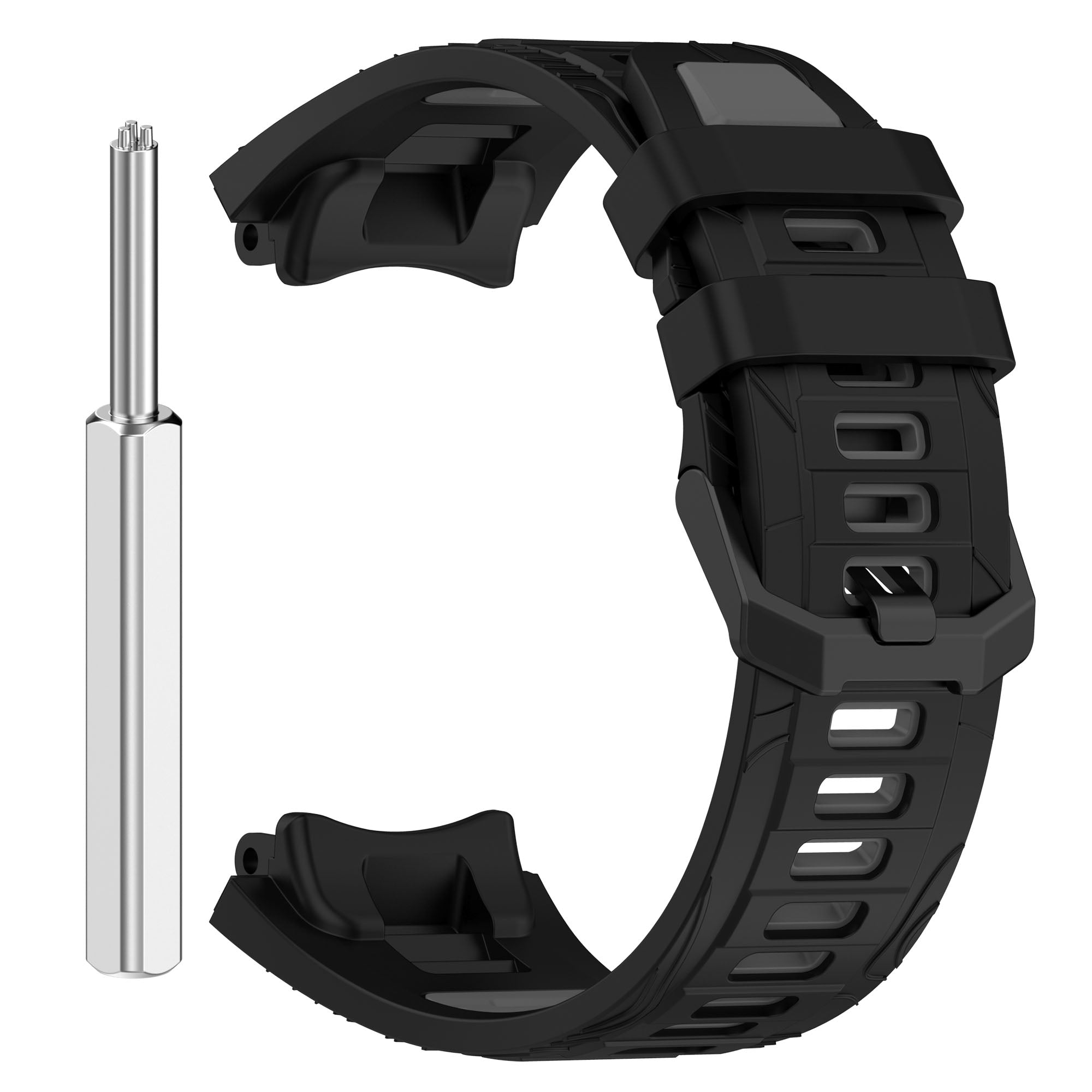 Amazfit T-Rex 3 Silicone Sport Strap (Black/Gray)