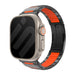 Apple Watch Ultra Steel Hybrid Strap (Black/Orange)