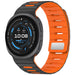 Samsung Galaxy Watch 9 - 44mm Magnetic Silicone Strap (Black/Orange)