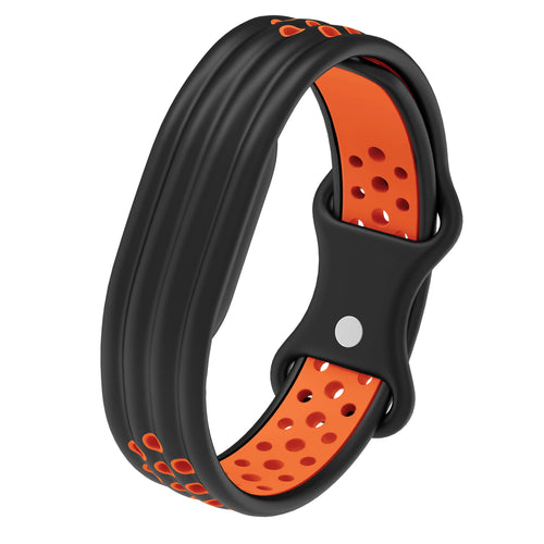 Fitbit Air Sport Strap (Black/Orange)