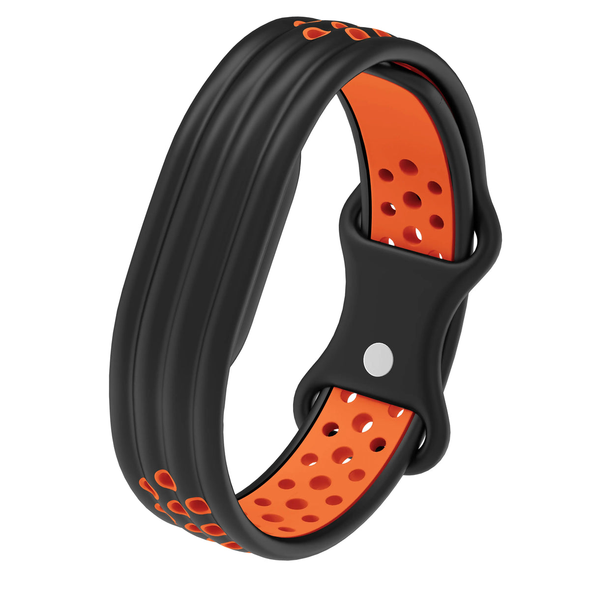 Fitbit Air Sport Strap (Black/Orange)