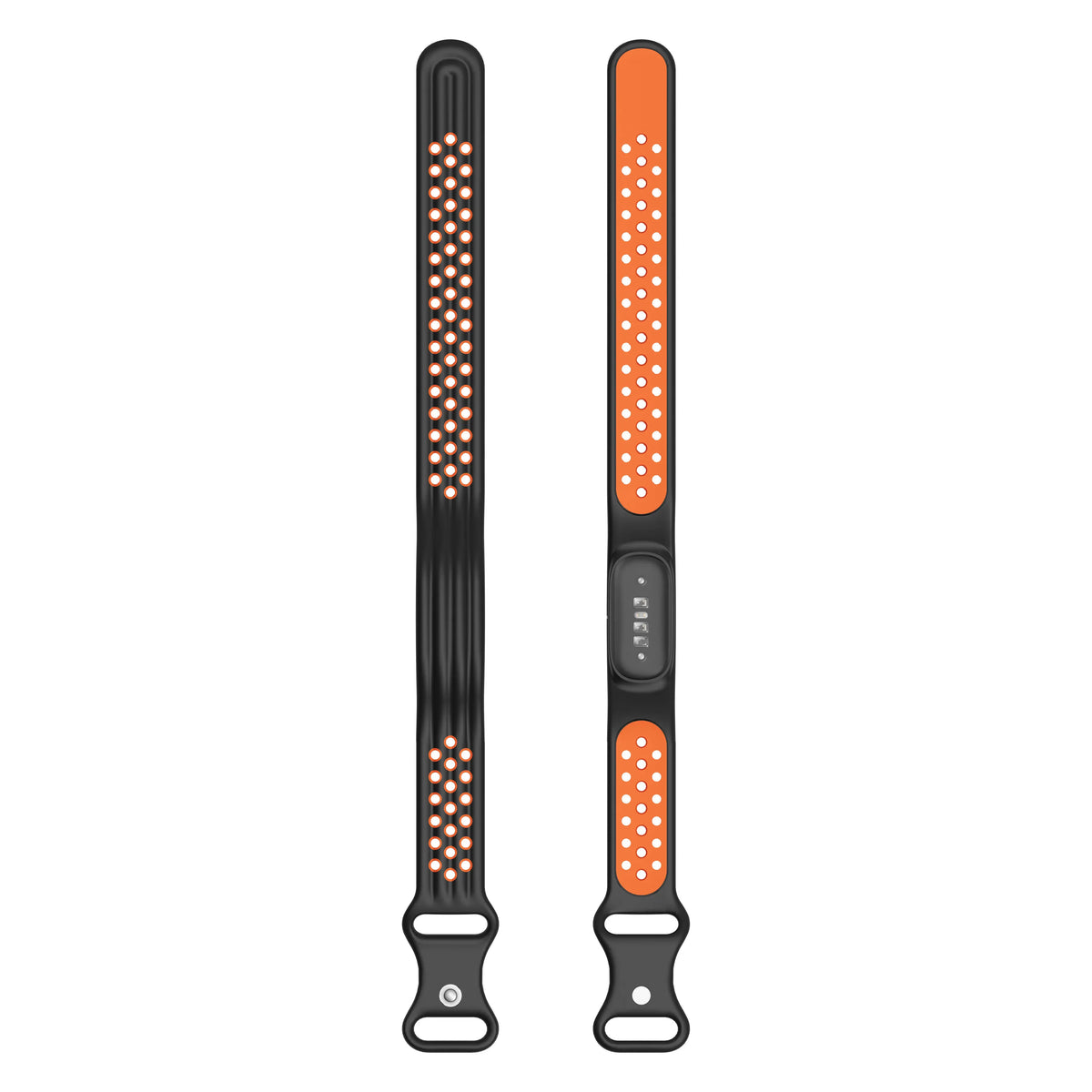 Fitbit Air Sport Strap (Black/Orange)